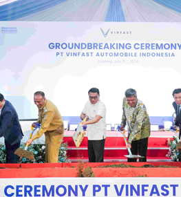 VinFast chính thức động thổ Nhà máy Lắp ráp Xe điện tại Indonesia